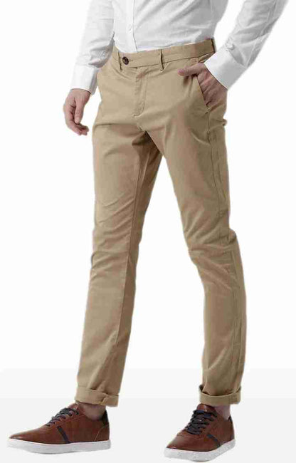 Khaki Regular Fit Trousers