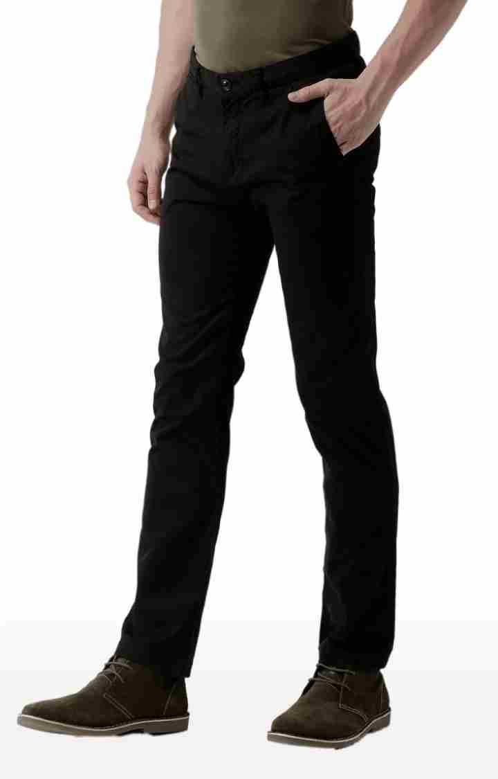 Black Regular Fit Trousers