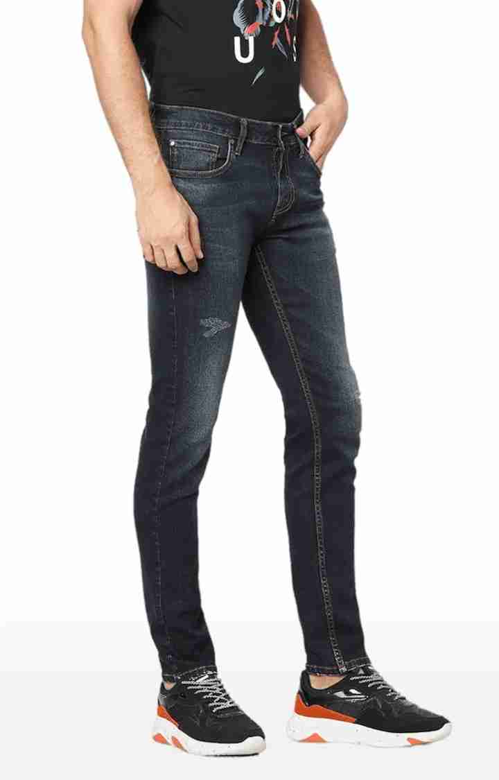 Navy Blue Skinny Fit Jeans