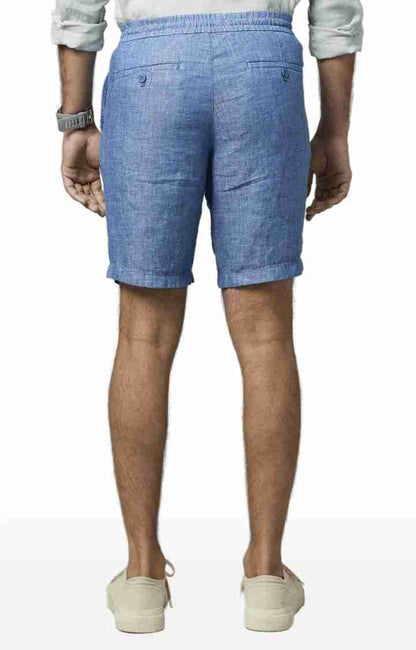 Blue Regular Fit Shorts