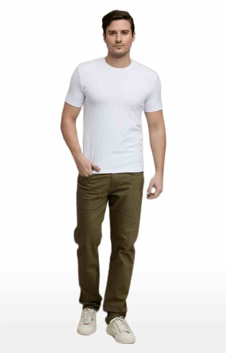 Olive Slim Fit Jeans