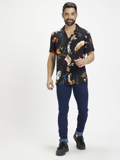 Celio Men Navy Blue Solid Skinny Fit Cotton-Blend Jeans