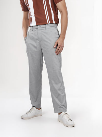 Celio* Men Green Solid Regular Fit Polyester Trouser