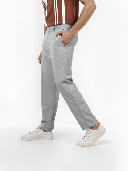 Celio* Men Green Solid Regular Fit Polyester Trouser