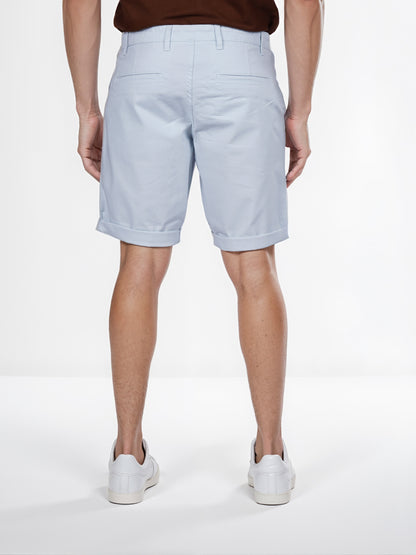 Celio* Cotton Regular Fit Blue Bermuda