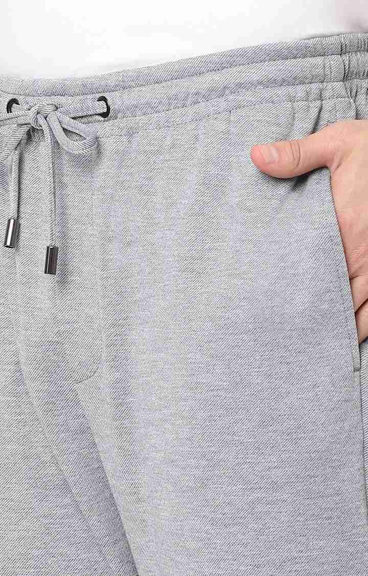 Grey Regular Fit TrackPant