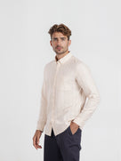 Celio* Striped Cotton Beige Regular Fit Men Shirt