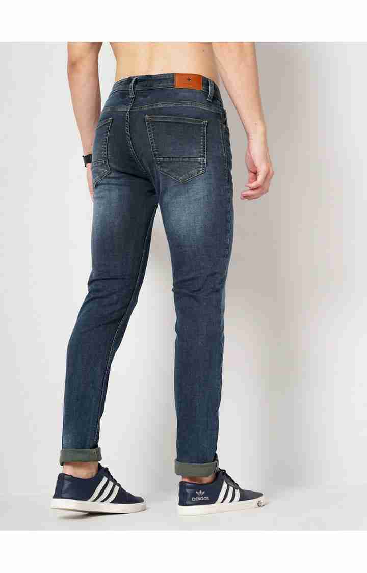 Navy Blue Slim Fit Jeans