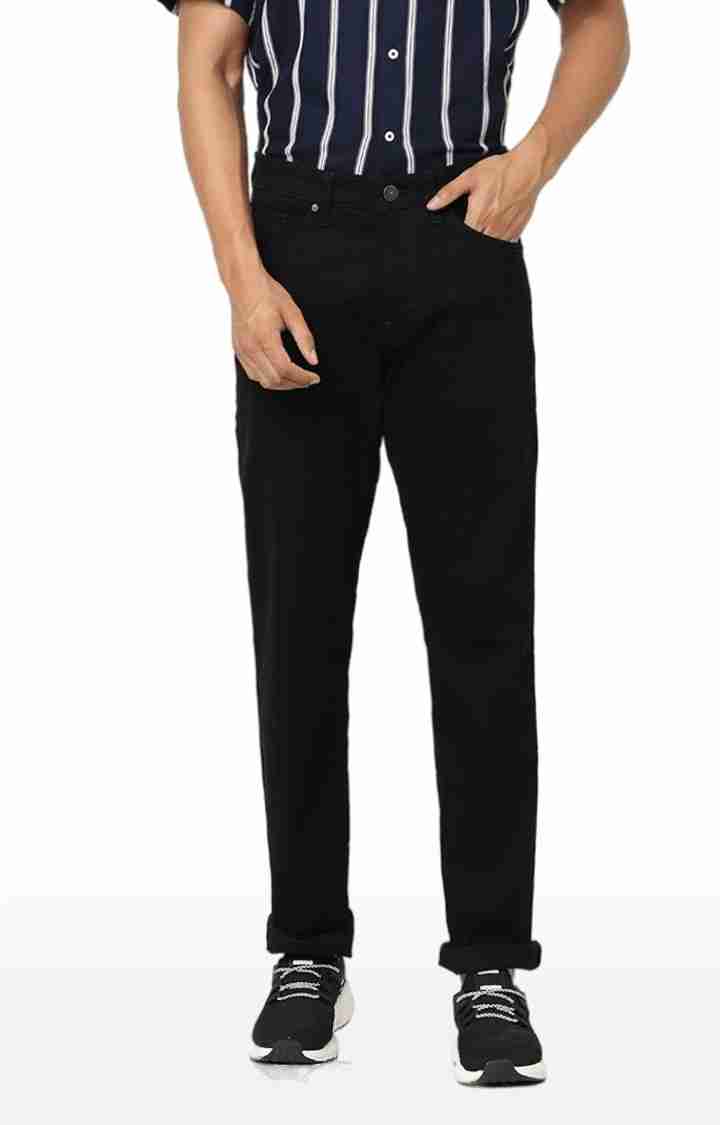 Black Straight Fit Jeans