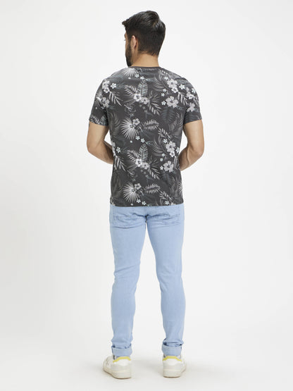 Celio Men White Solid Regular Fit Cotton T-Shirts