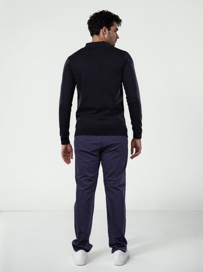 Celio Men Black Solid Regular Fit Cotton T-Shirts