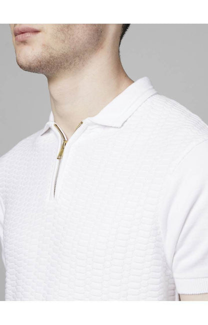 Celio Men White Solid Regular Fit Cotton T-Shirts