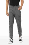 Celio* Cotton Regular Fit Grey Trouser