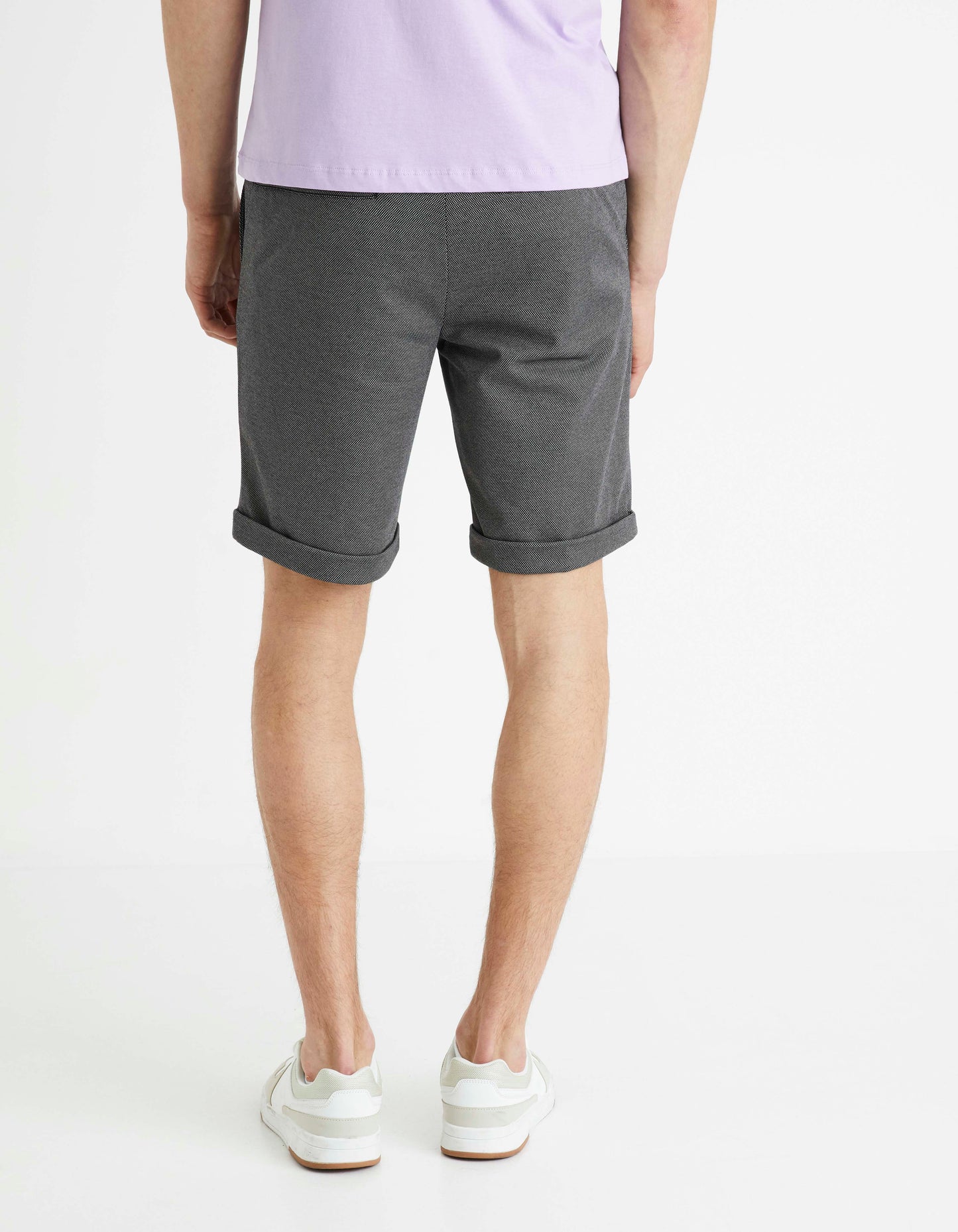 Grey Regular Fit Shorts