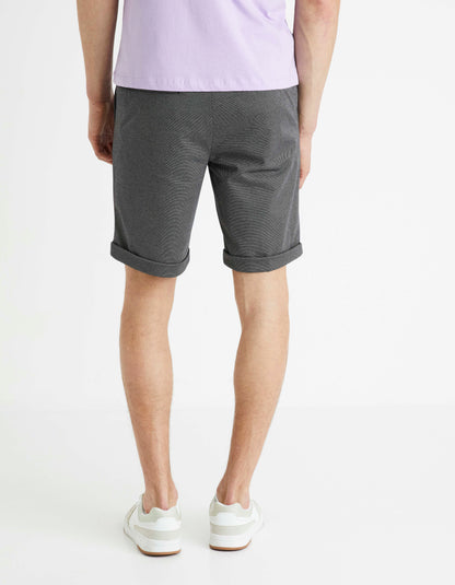 Grey Regular Fit Shorts