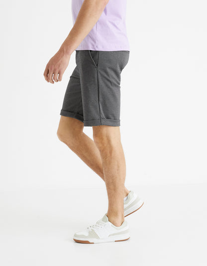 Grey Regular Fit Shorts