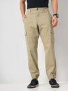 Celio* Cotton Slim Fit Green Trouser