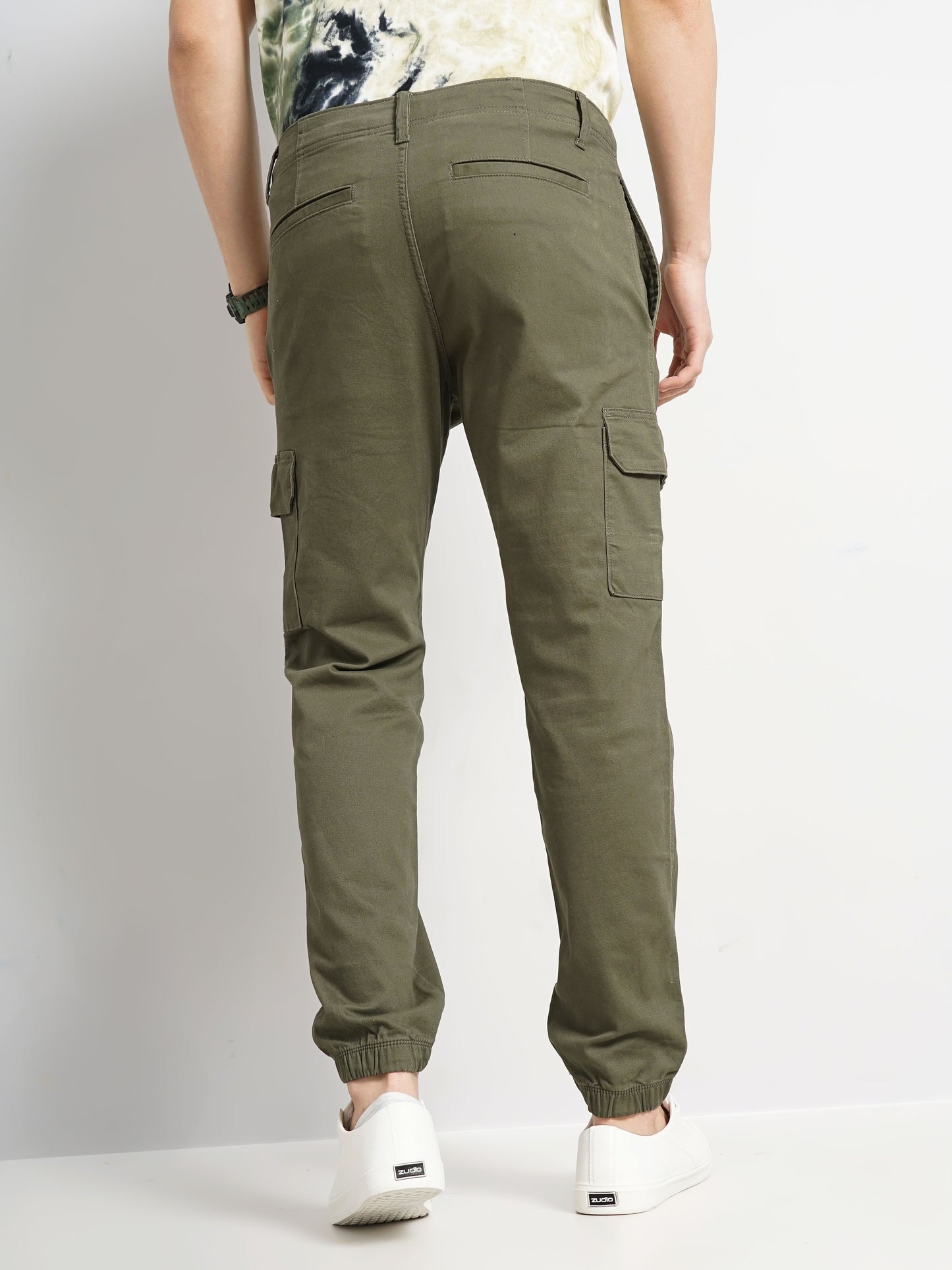 Green Slim Fit Cargos