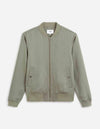 Celio* Solid Relaxed Fit Linen Khaki Jacket