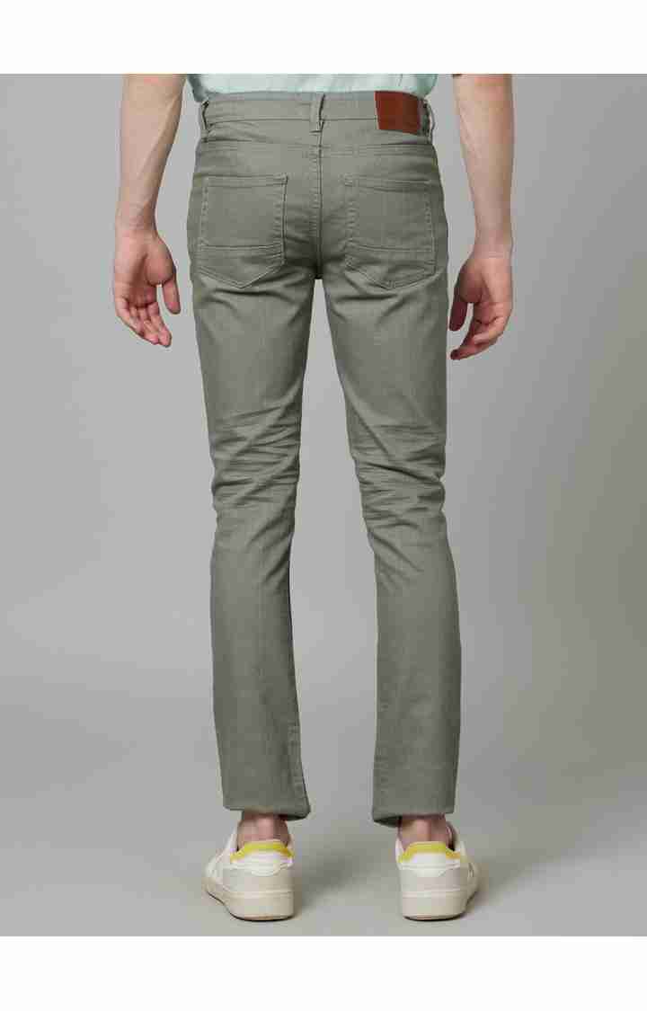 Olive Slim Fit Jeans