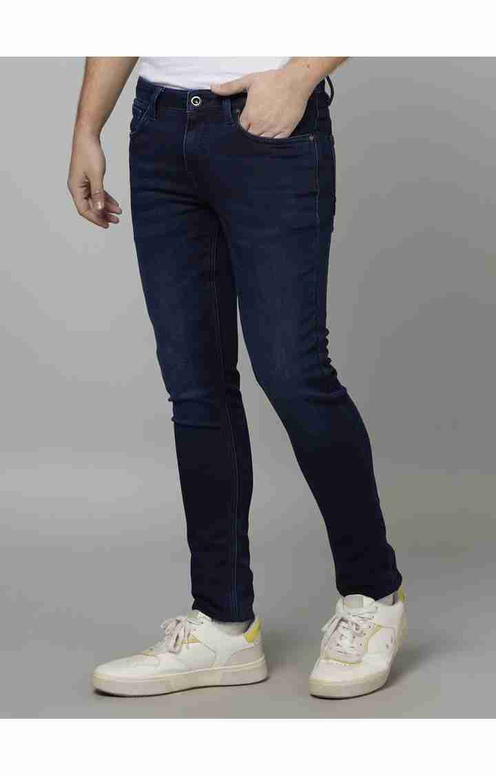 Navy Blue Skinny Fit Jeans