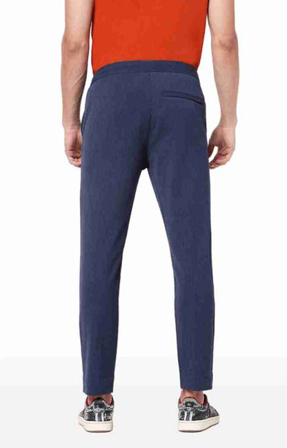 Blue Regular Fit Trousers