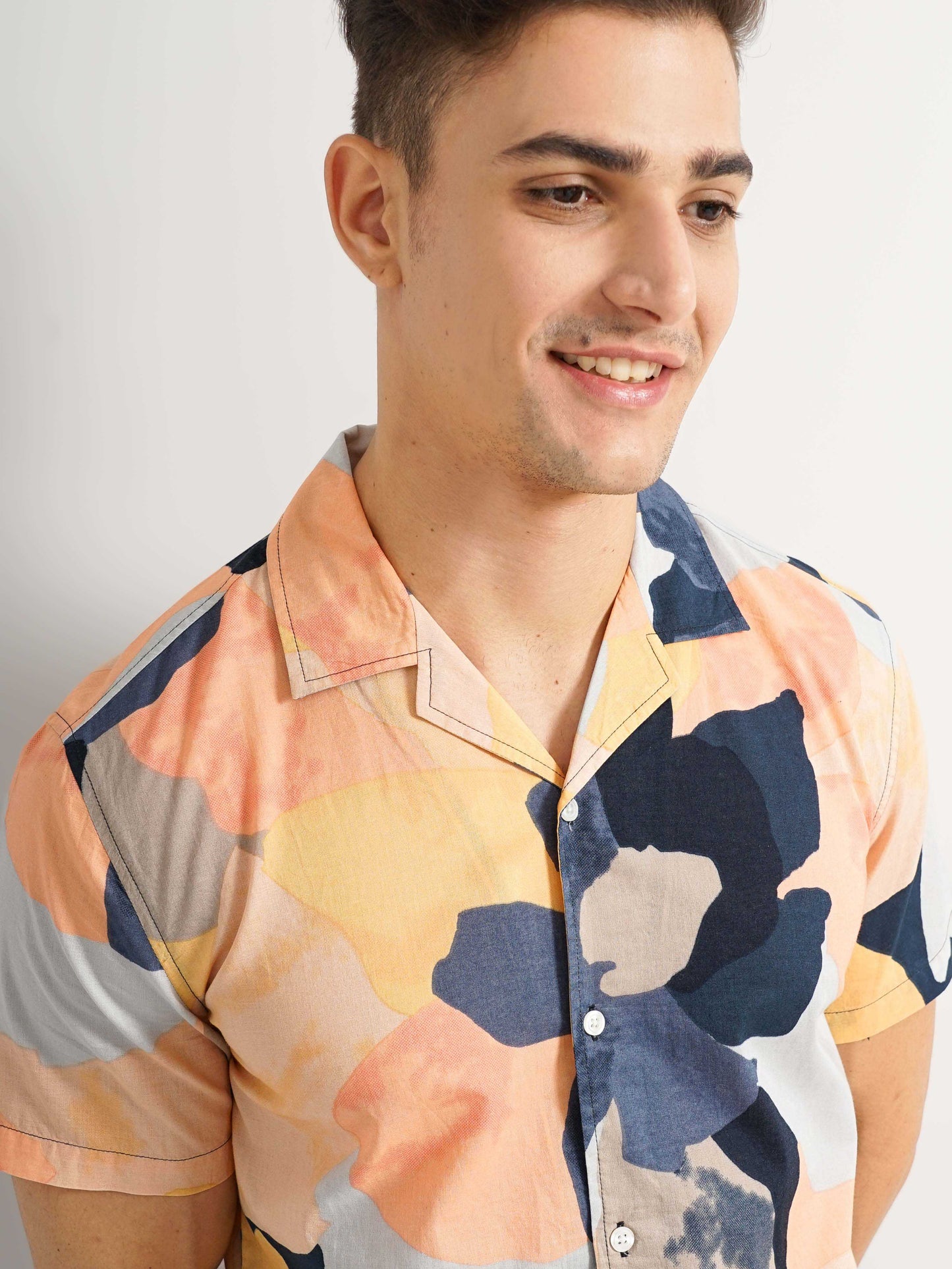 Celio Men Multi Printed Regular Fit Cotton Shirts