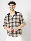 Celio* Checked Regular Fit Cotton Multi Shirt