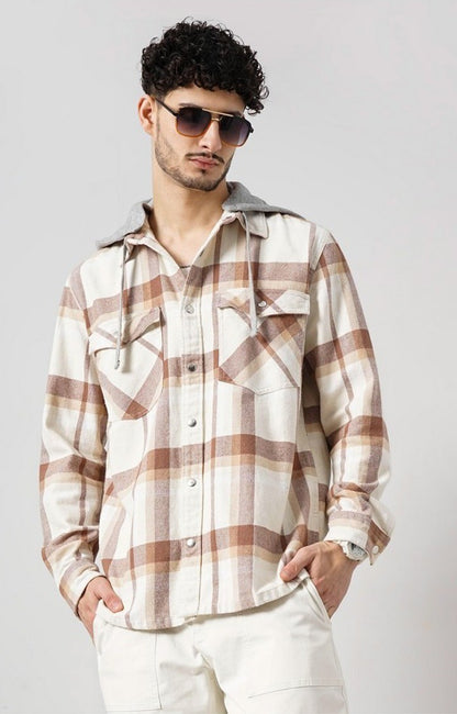 Celio Men Multi Checked Regular Fit Cotton Shirts