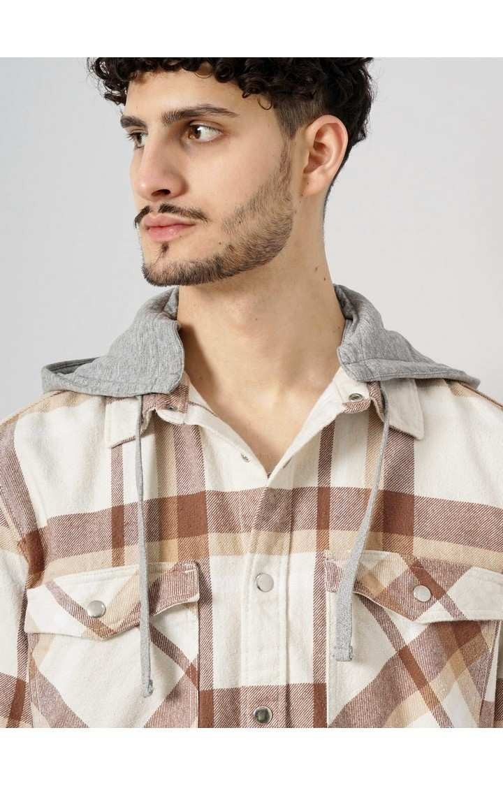 Celio Men Multi Checked Regular Fit Cotton Shirts