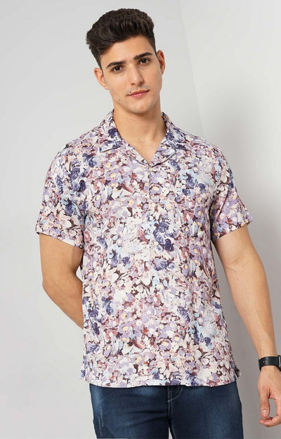 Celio Men Multi Printed Regular Fit Viscose Shirts