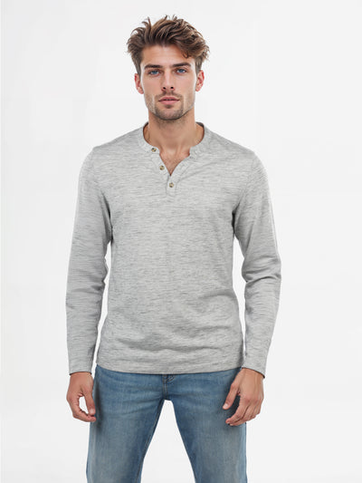 Celio* Solid Straight Fit Poly-Cotton Grey T-Shirts