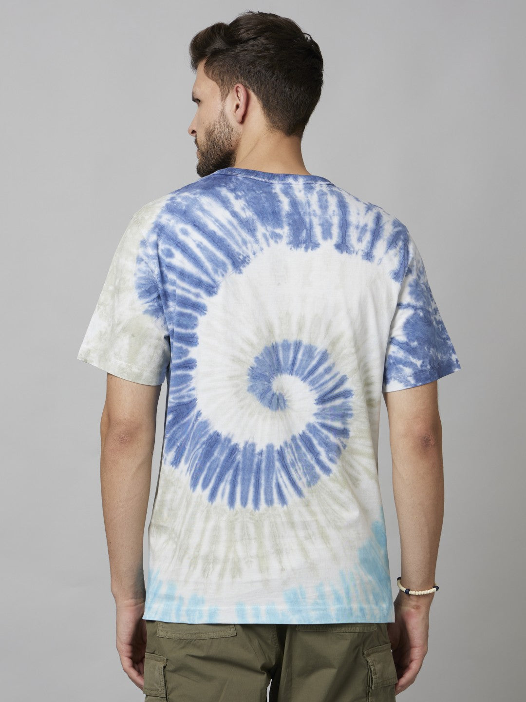 Celio Men Multi Dyed Boxy Fit Cotton T-Shirts