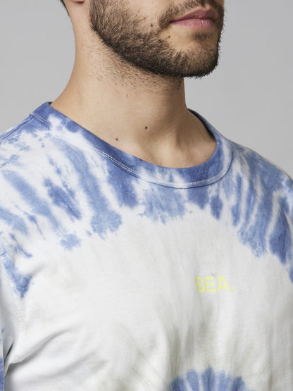 Celio Men Multi Dyed Boxy Fit Cotton T-Shirts