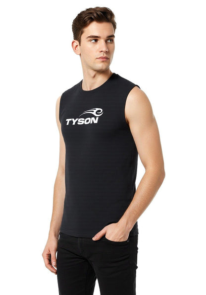 Celio* Tyson Men Black Printed Regular Fit Cotton T-shirt