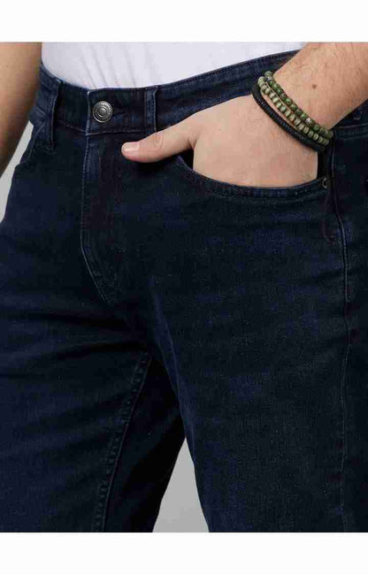 Blue Straight Slim Fit Jeans