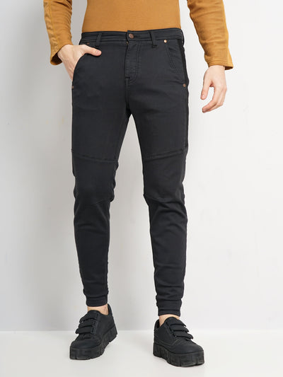 Celio* Cotton Skinny Fit Black Jean