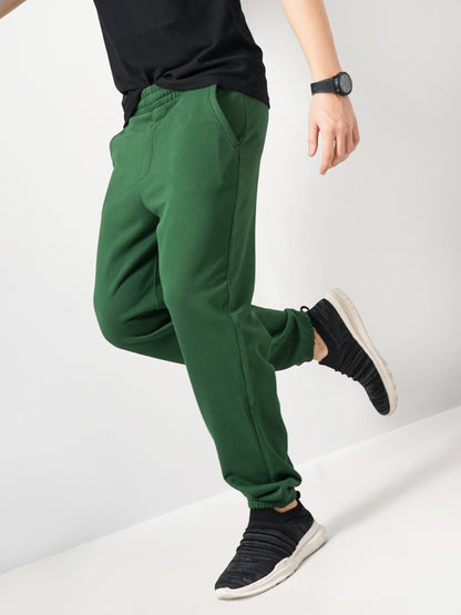 Green Slim Fit Trousers