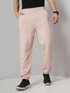 Celio* Cotton Jogger Fit Pink Trouser