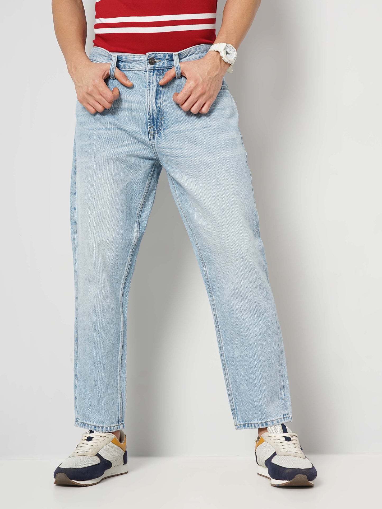 Blue Relaxed Fit Jeans