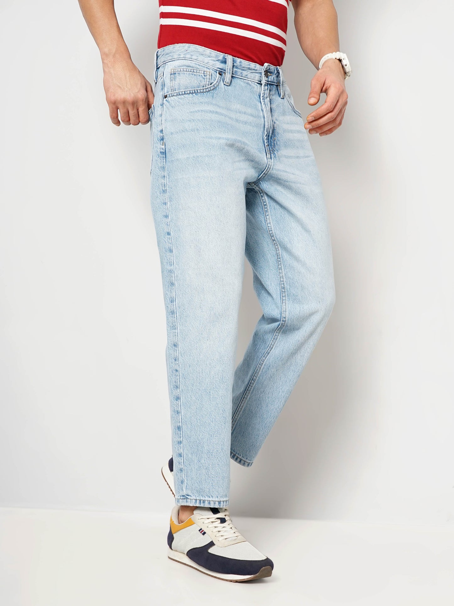 Blue Relaxed Fit Jeans