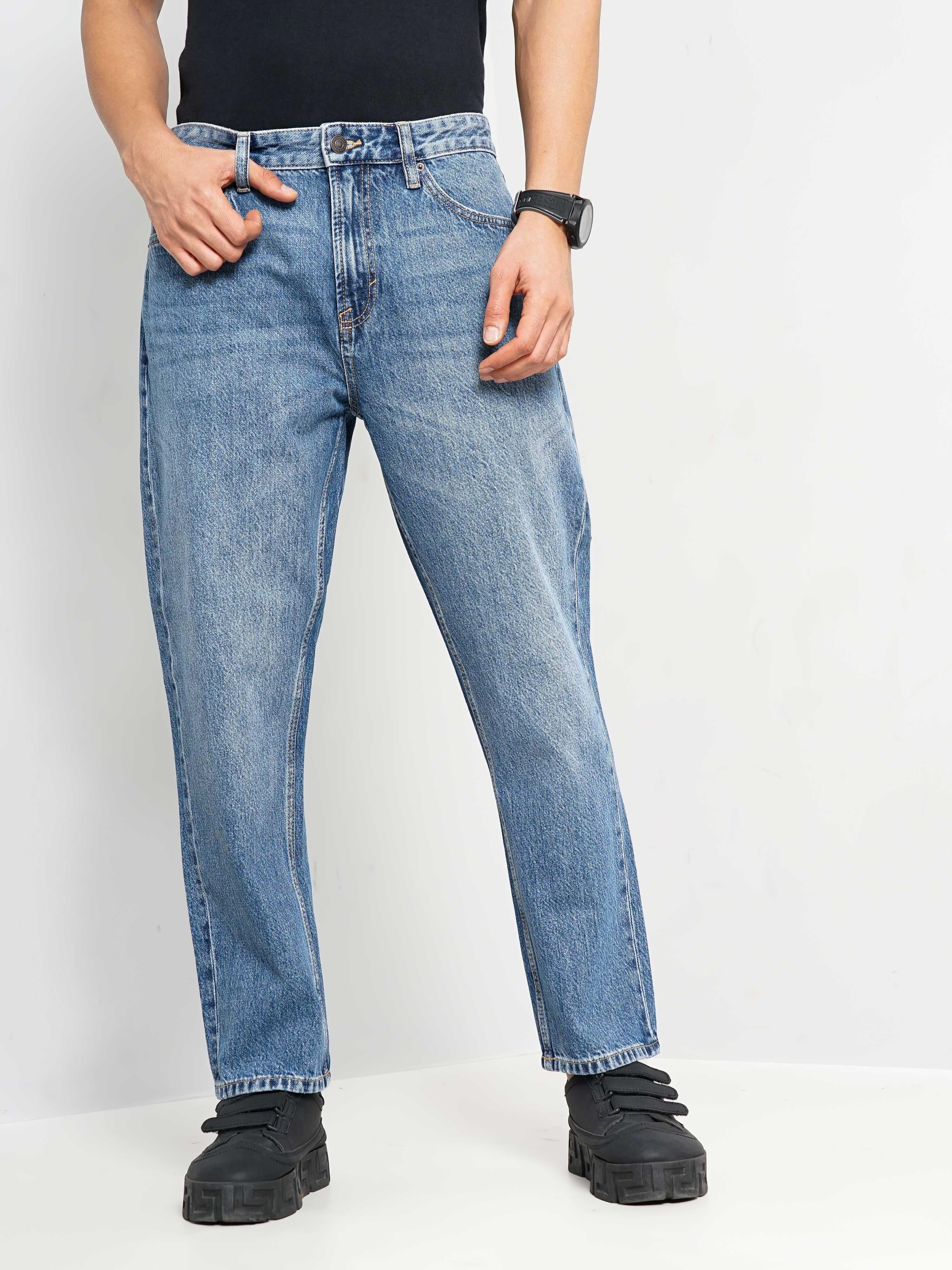 Blue Relaxed Fit Jeans