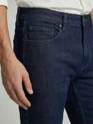 Celio* Blue Solid Cotton Men Slim Fit Jeans