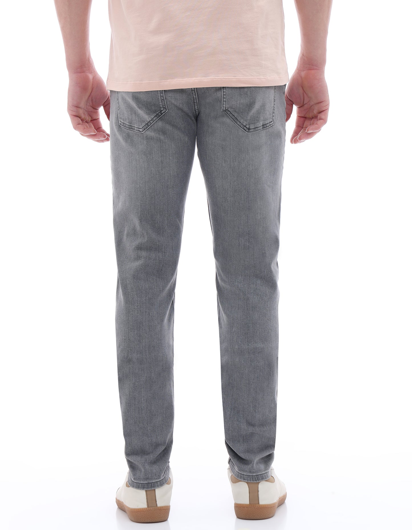 Celio* Men Slim Fit Cotton Grey Solid Jeans