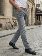 Celio* Men Slim Fit Cotton Grey Solid Jeans
