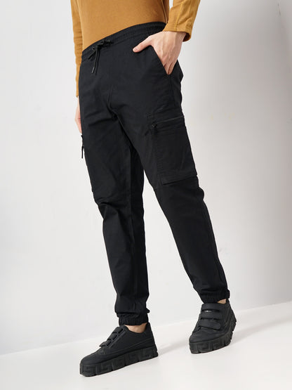 Black Loose Fit Cargos