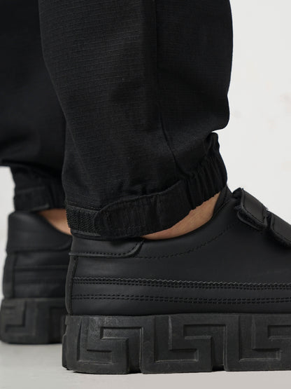 Black Loose Fit Cargos