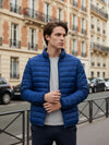 Celio* Men Blue Solid Regular Fit Polyester Jackets