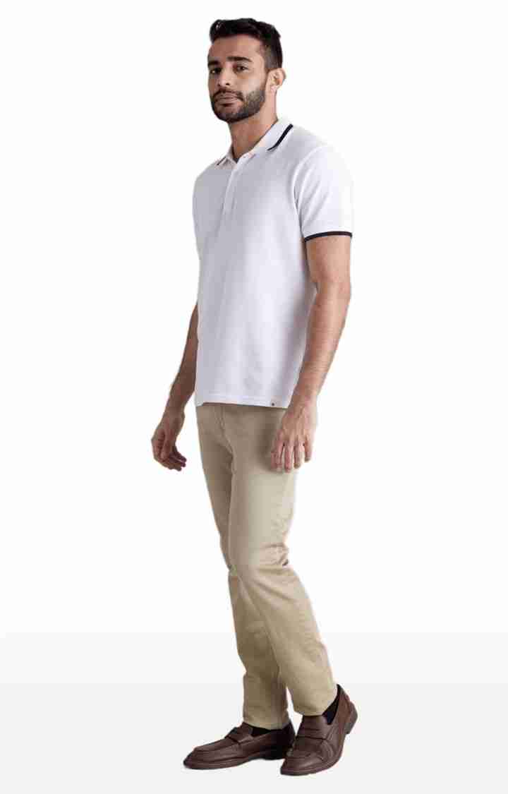 Beige Slim Fit Jeans