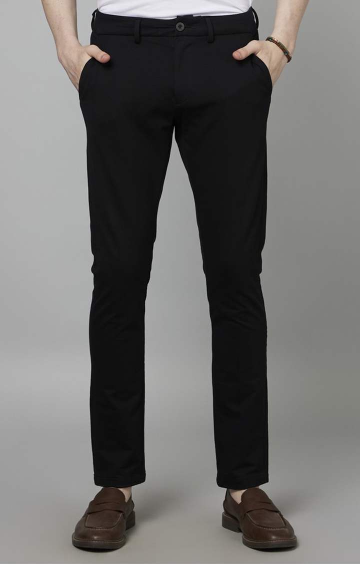 Black Slim Fit Trousers